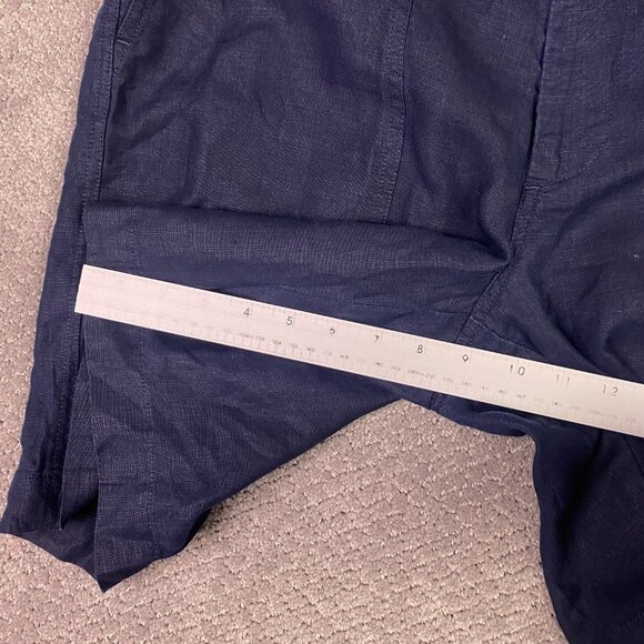 Brooks Brothers Irish Linen Shorts Men's 33 Blue 100% Linen - Picture 10 of 10